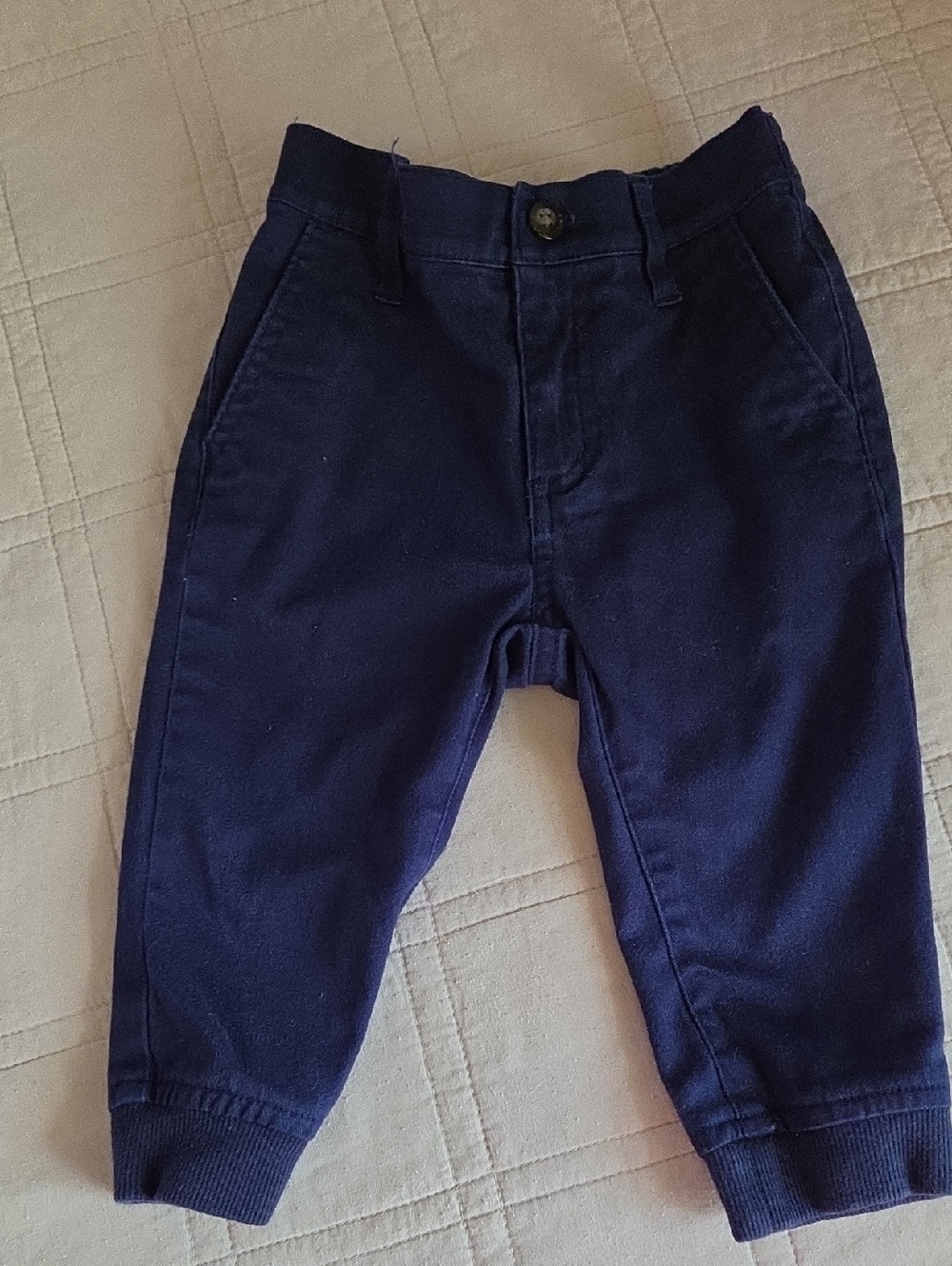Janie and Jack Navy Blue Jogger Sweatpants